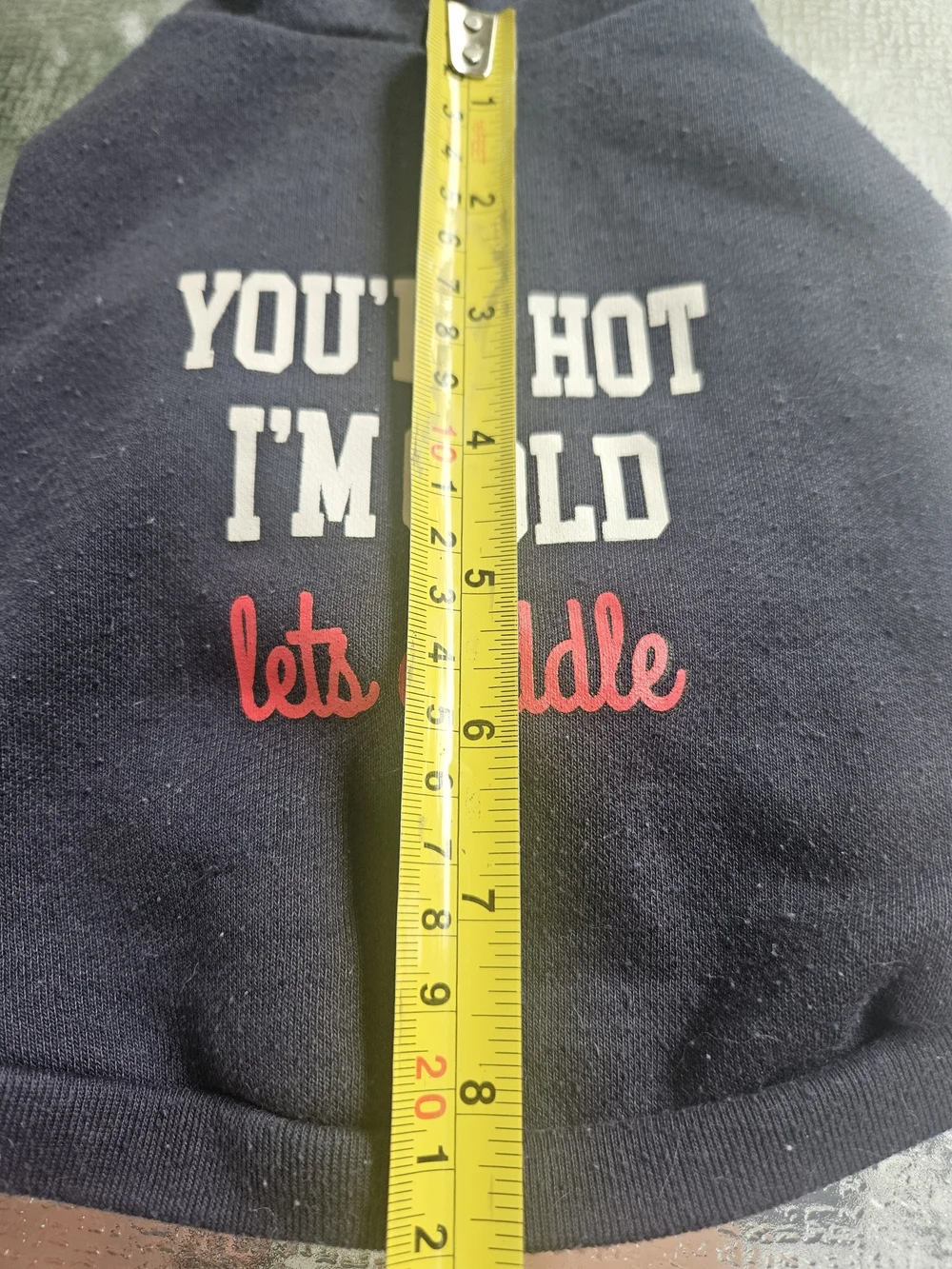 Top Paw Navy Dog Hoodie